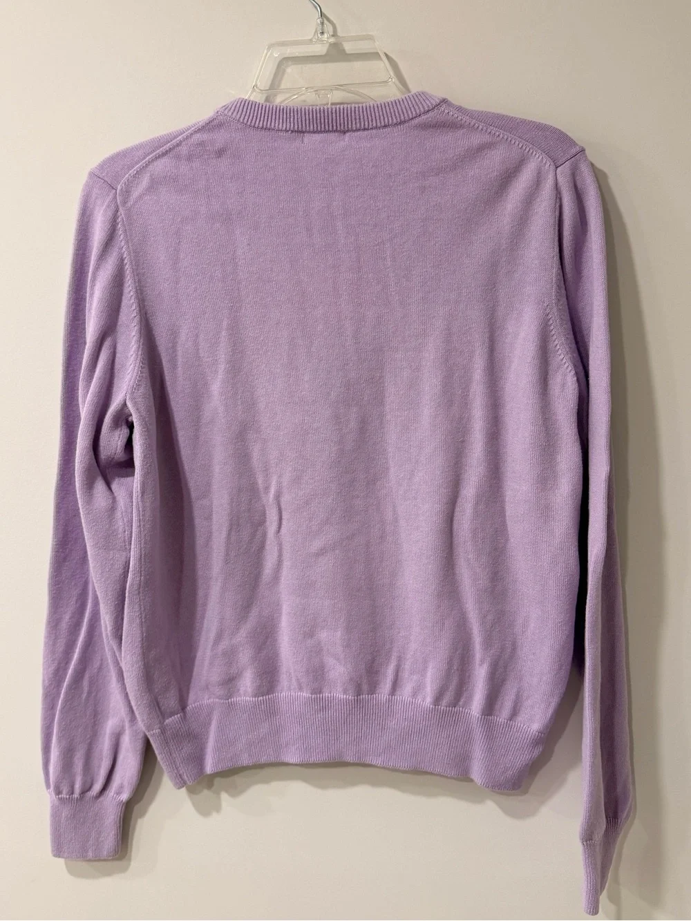 Minnie Rose Cotton Cashmere Embroidered Social Butterfly Sweater Size Medium - Picture 3 of 6